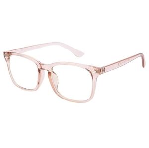 Non Prescription Glasses Square Clear Lens Eyeglasses Pink